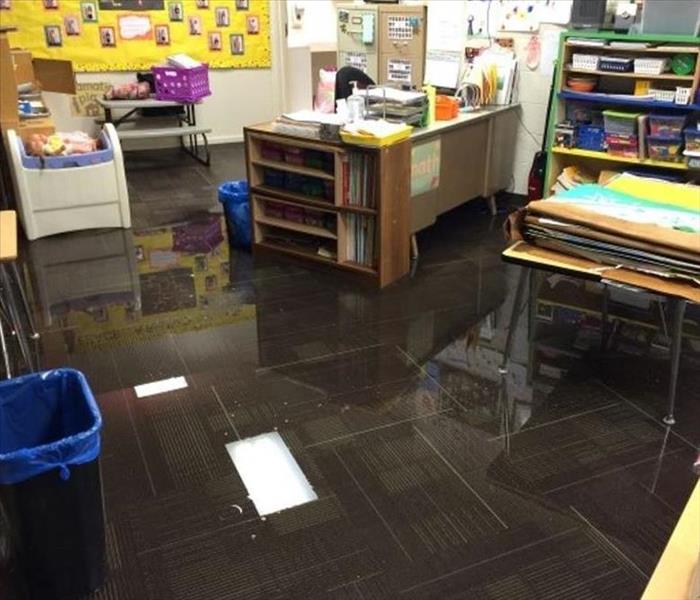 Pipe Burst Flood in School